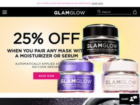 'glamglow.com' screenshot