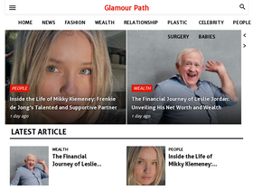 'glamourpath.com' screenshot