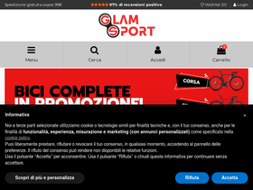 'glamsport.it' screenshot