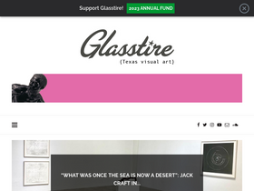 'glasstire.com' screenshot