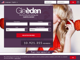'gleeden.com' screenshot