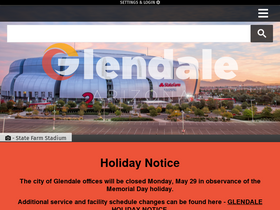 'glendaleaz.com' screenshot