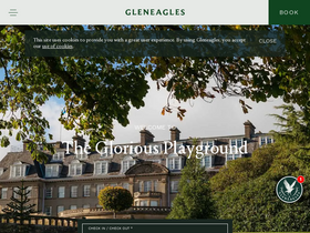 'gleneagles.com' screenshot