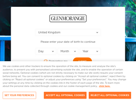 'glenmorangie.com' screenshot