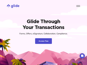 'glide.com' screenshot