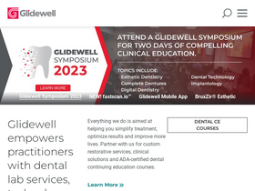 'glidewelldental.com' screenshot