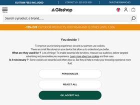 'glisshop.co.uk' screenshot