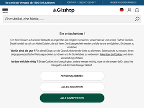 'glisshop.de' screenshot