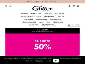 'glitter.se' screenshot