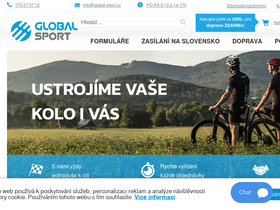 'global-sport.cz' screenshot