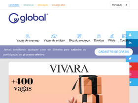 'globalempregos.com.br' screenshot