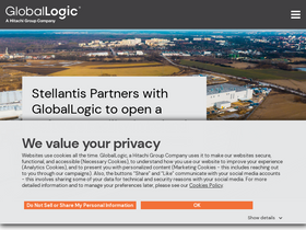 'globallogic.com' screenshot