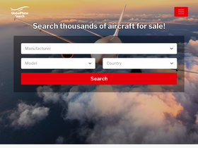 'globalplanesearch.com' screenshot