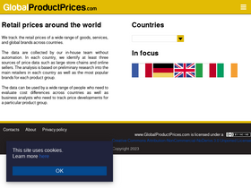 'globalproductprices.com' screenshot