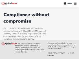 'globalrelay.com' screenshot