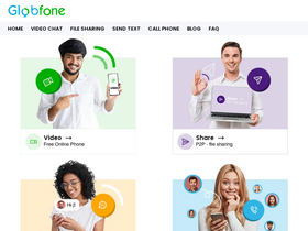'globfone.com' screenshot