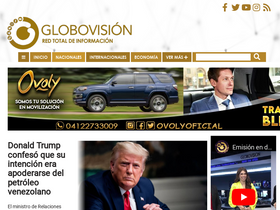 'globovision.com' screenshot