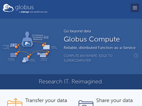 'globus.org' screenshot