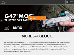 'glock.com' screenshot