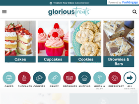 'glorioustreats.com' screenshot
