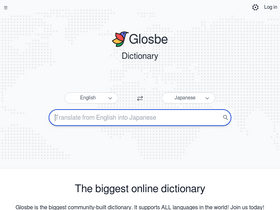 'glosbe.com' screenshot