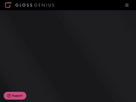 'glossgenius.com' screenshot