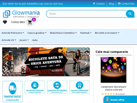 'glowmania.ro' screenshot