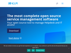 'glpi-project.org' screenshot