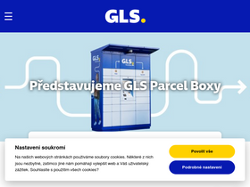 'gls-czech.com' screenshot