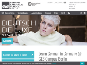 'gls-german-courses.de' screenshot