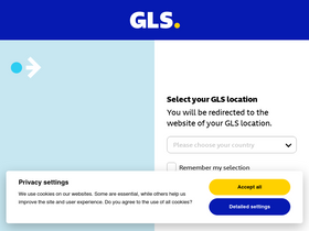 'gls-group.com' screenshot
