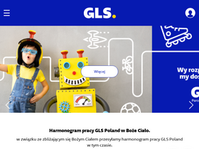'gls-poland.com' screenshot