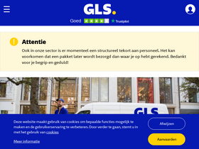 'tracking.gls.nl' screenshot
