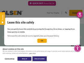 'glsen.org' screenshot