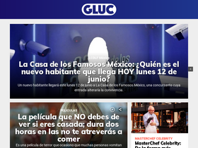 'gluc.mx' screenshot