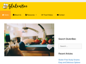 'glutenbee.com' screenshot