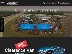 'gmcconversionvans.com' screenshot