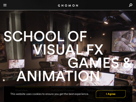 'gnomon.edu' screenshot
