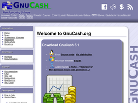 'gnucash.org' screenshot