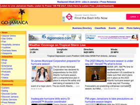 'go-jamaica.com' screenshot