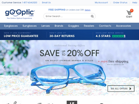 'go-optic.com' screenshot