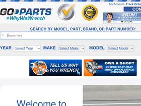 'go-parts.com' screenshot