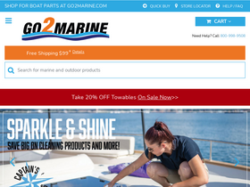 'go2marine.com' screenshot