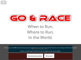 'goandrace.com' screenshot