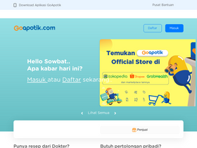 'goapotik.com' screenshot