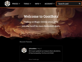 'goatbots.com' screenshot