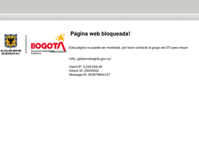 'gobiernobogota.gov.co' screenshot