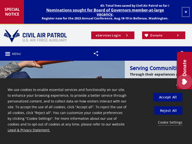 'gocivilairpatrol.com' screenshot