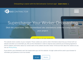 'gocontractor.com' screenshot