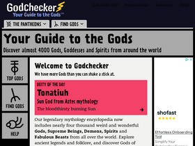 'godchecker.com' screenshot